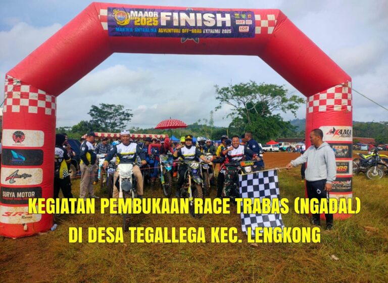 Danramil 2209/Lengkong Hadiri Acara Race Trabas Ngadal dalam Rangka HUT RI ke-80 dan Hari Jadi Kecamatan Lengkong ke-75