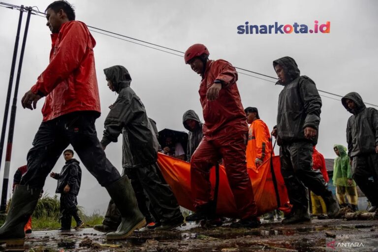 Pusdalops: 646 orang terluka,169 Hilang dan 298 Tewas akibat bencana alam di Sumatera Utara