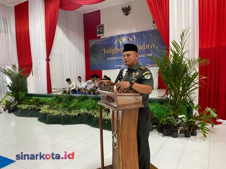 Kodim 0622/Kab. Sukabumi Gelar Doa Bersama dan Istighosah Qubro