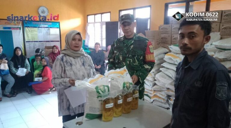 Babinsa Kodim0622 Dampingi Pendistribusian Bansos